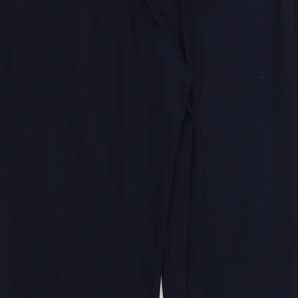 Marks & Spencer Womens Black Dress Pants Trousers Size 14 L25 in