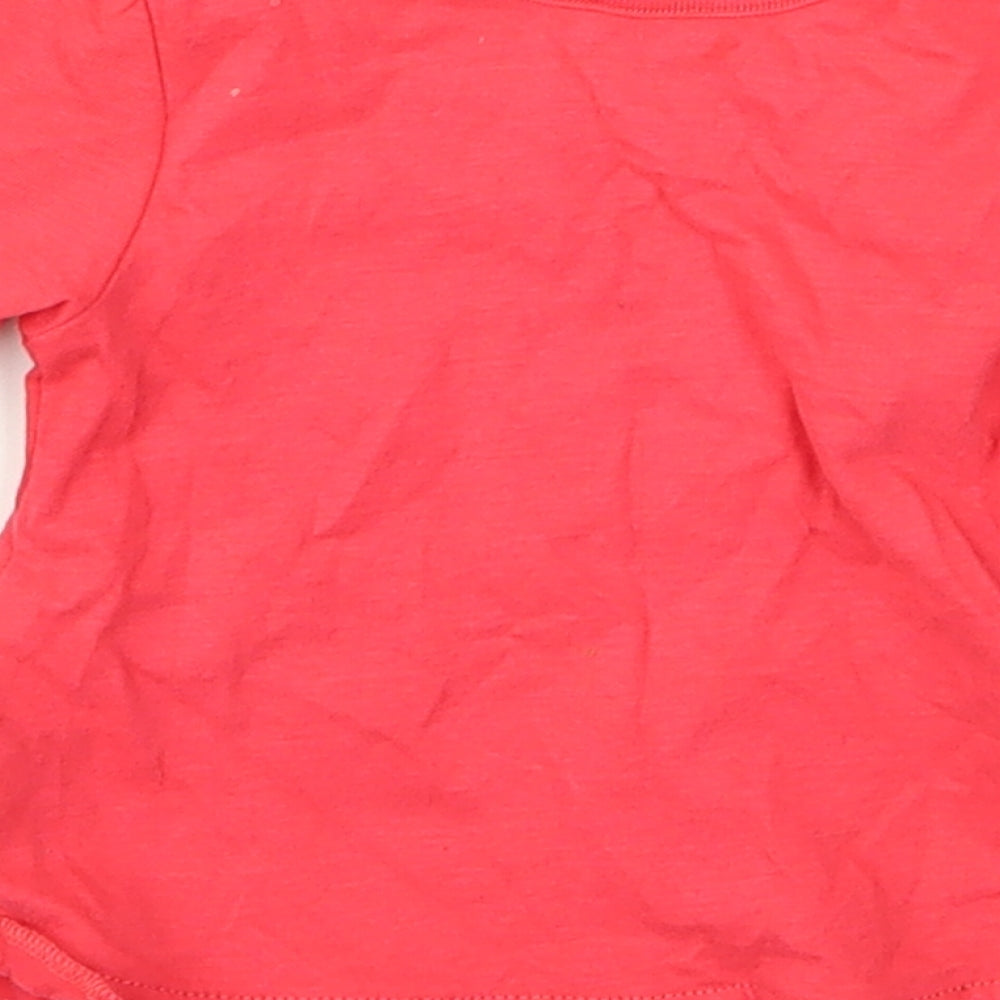 Preworn Girls Red A-Line Size Newborn