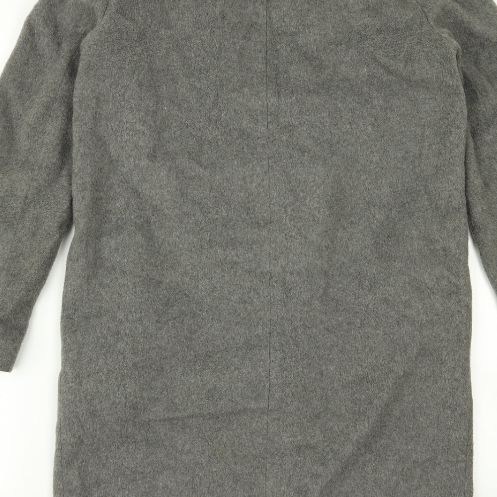 Atmosphere Womens Grey Overcoat Jacket Size 6
