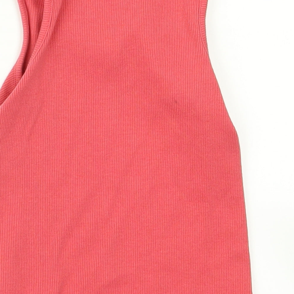 NEXT Girls Pink Rayon Basic Tank Size 4 Years