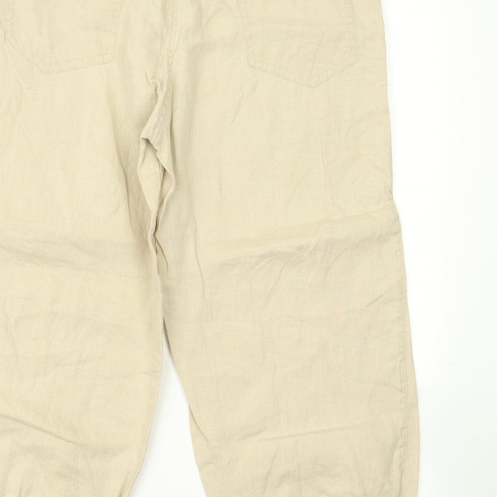 Preworn Womens Beige Trousers Size 12
