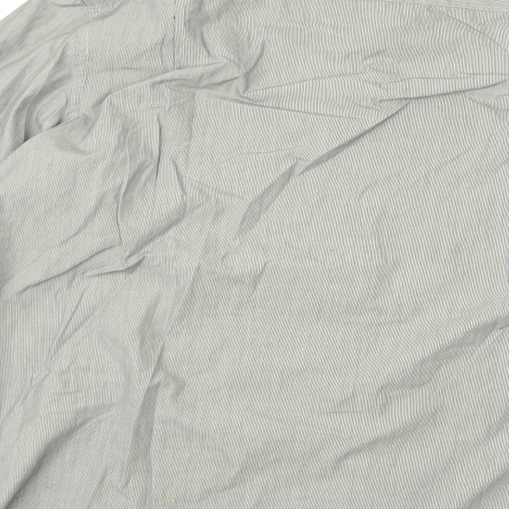 NEXT Mens Grey Button-Up Size 17