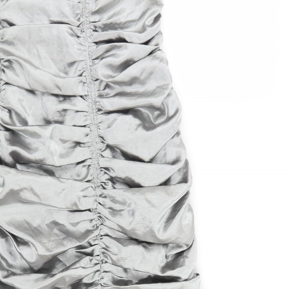 Juno Womens Silver Bodycon