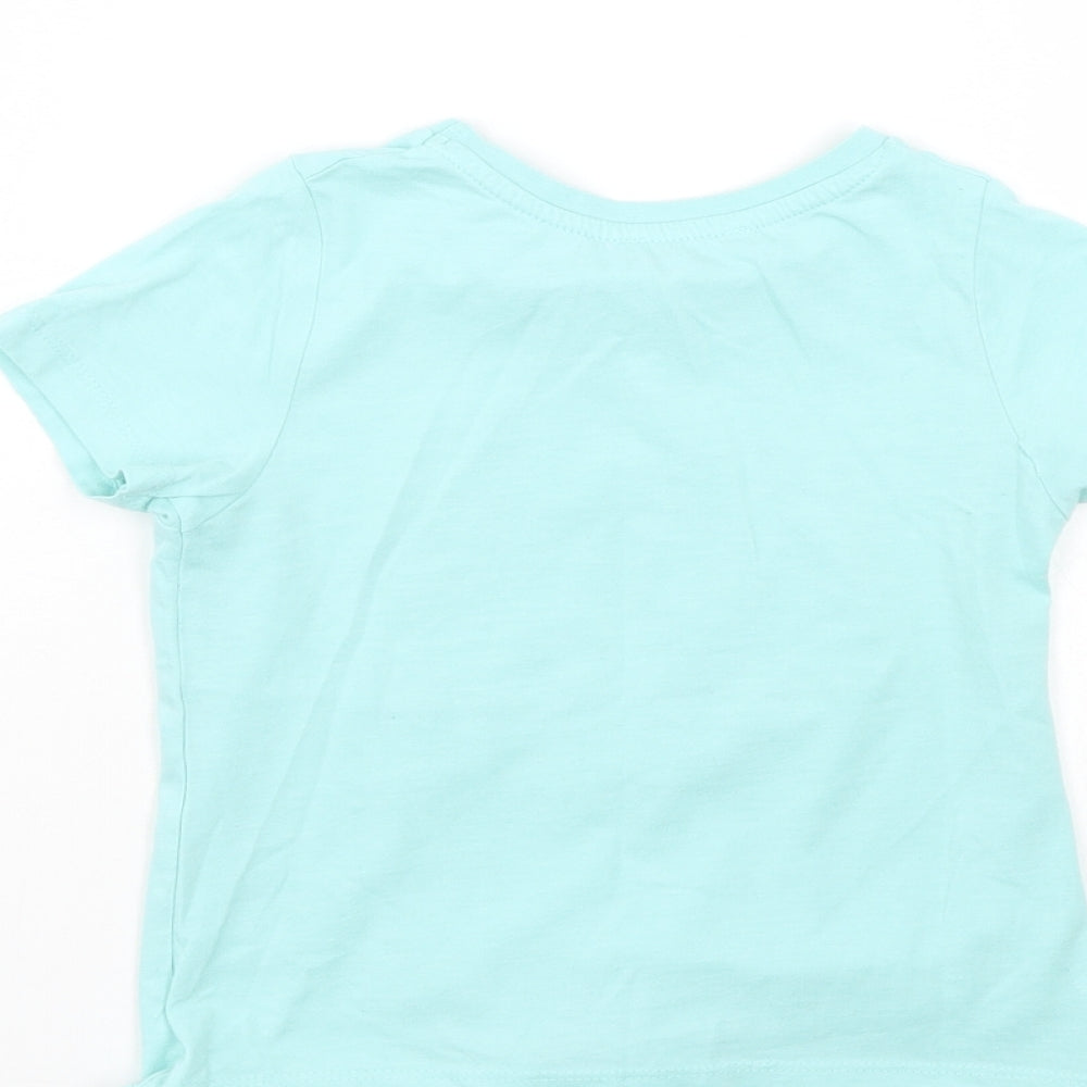 Preworn Girls Blue Basic T-Shirt