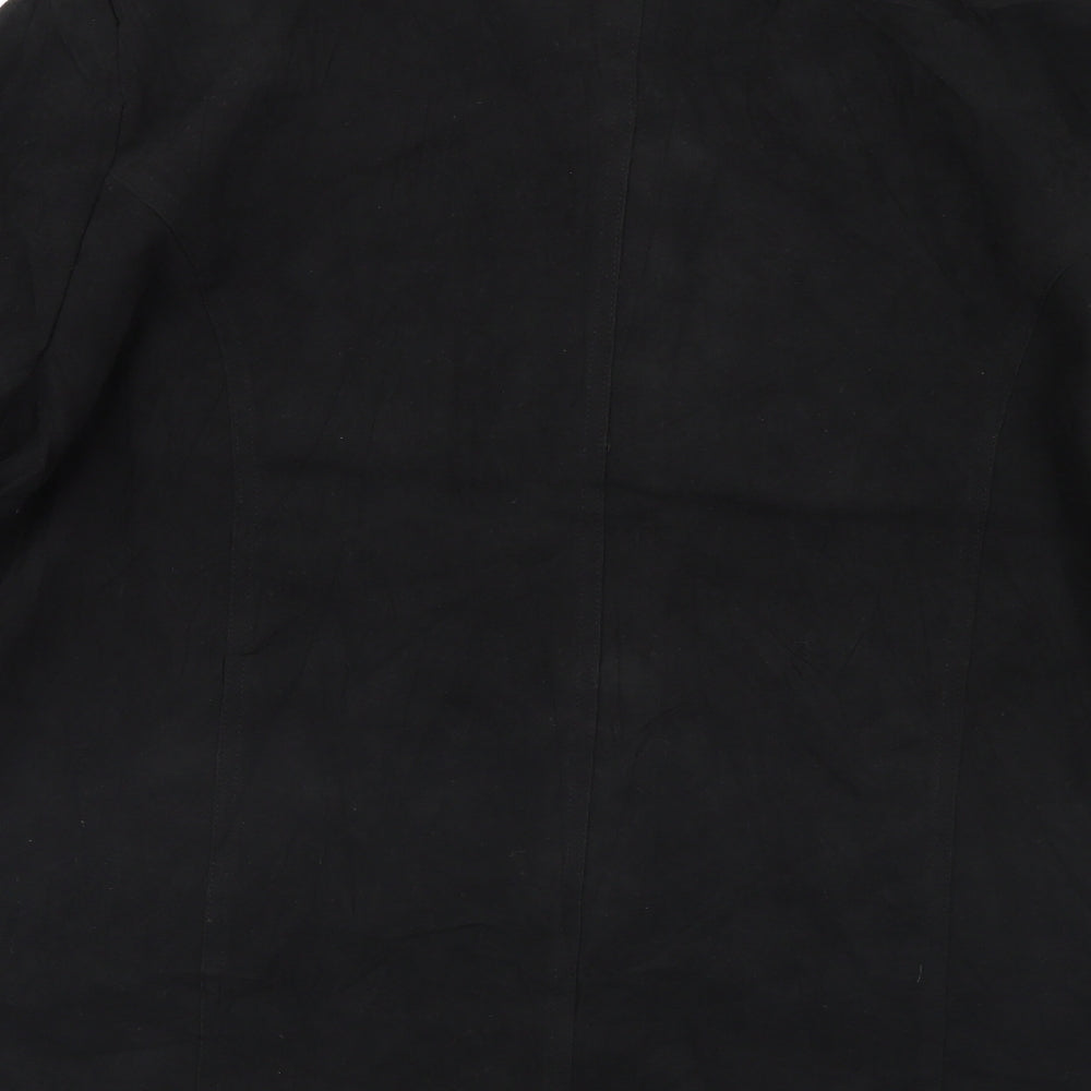 Vetistyle Womens Black Overcoat Coat Size 16