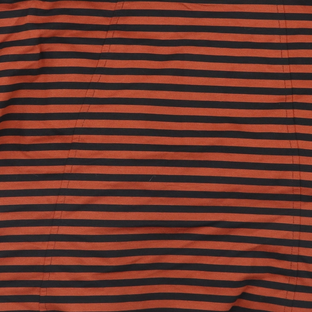 M&Co Womens Multicoloured Striped Jacket Coatigan Size 16
