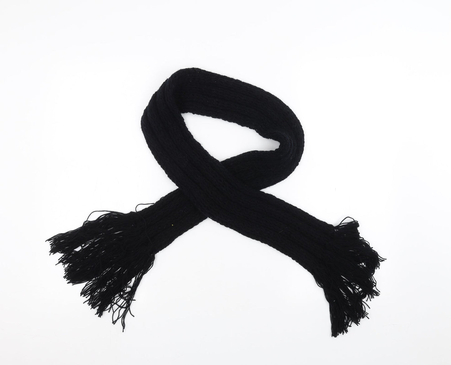 Preworn Womens Black Scarf