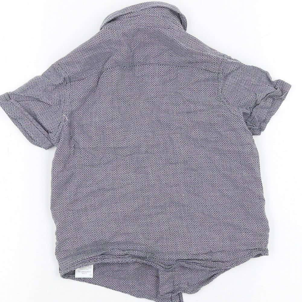 Autograph Boys Blue Basic Button-Up Size 3-4 Years