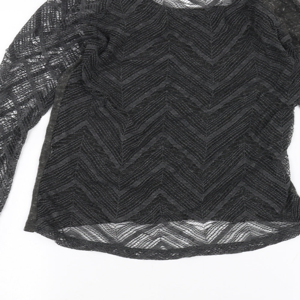 Zara Womens Black Basic T-Shirt Size S