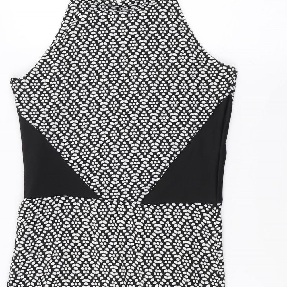 Select Womens Black Pencil Dress Size 14