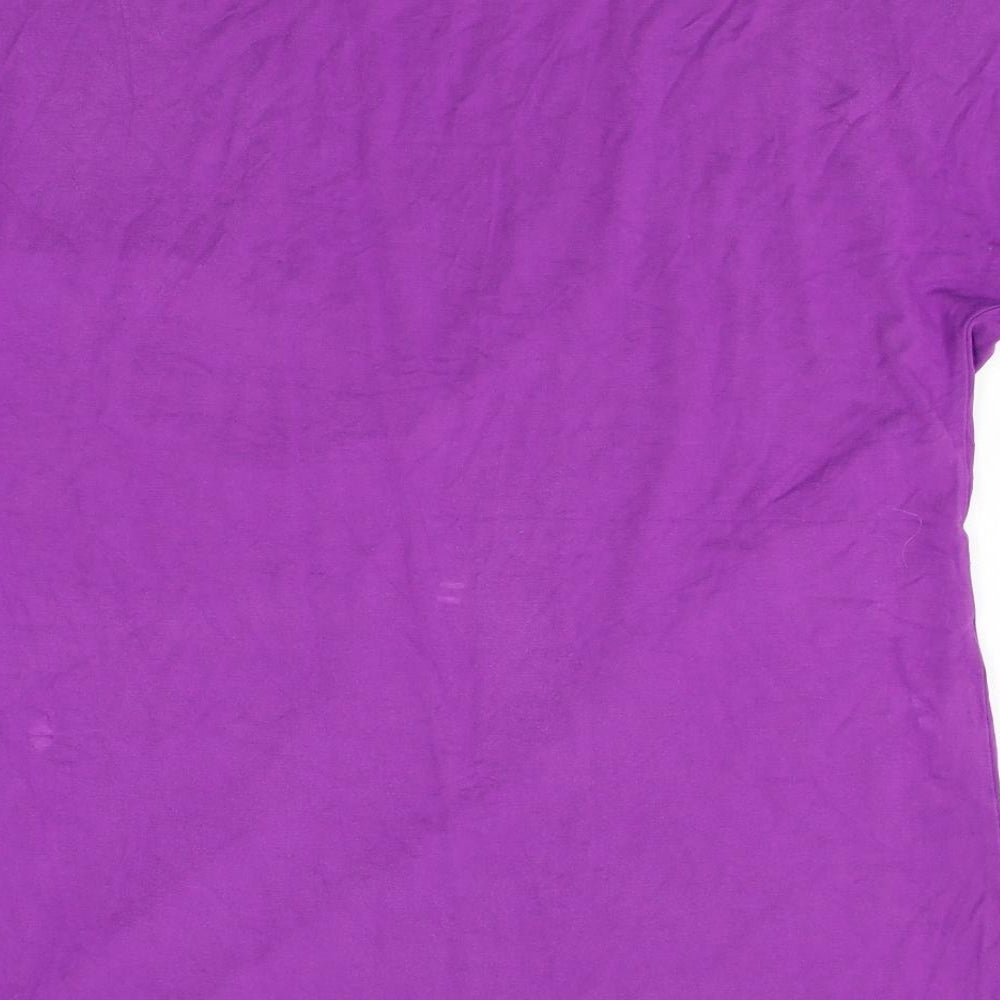 NEXT Womens Purple Basic T-Shirt Size 10
