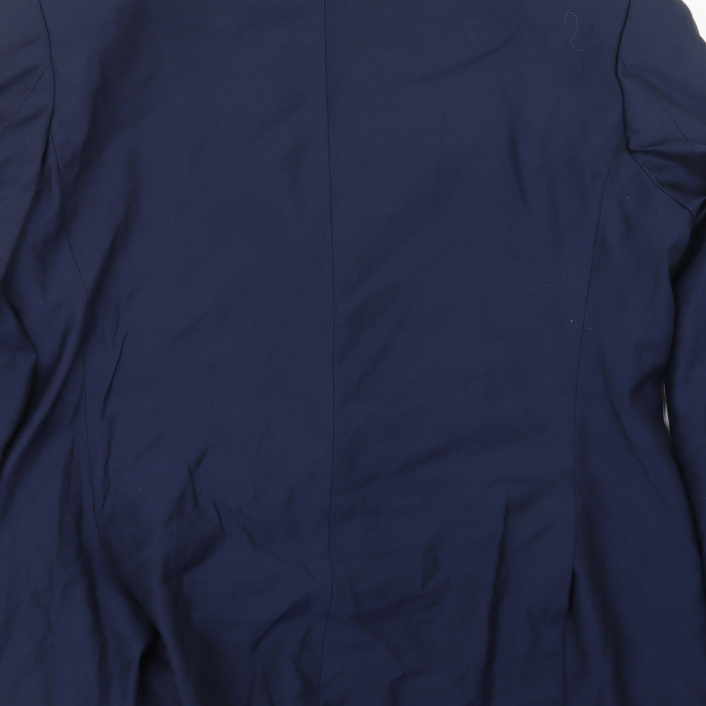 Marks & Spencer Mens Blue Jacket Suit Jacket Size 42