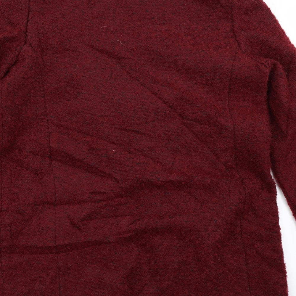 The Collection Womens Red Overcoat Coat Size 14