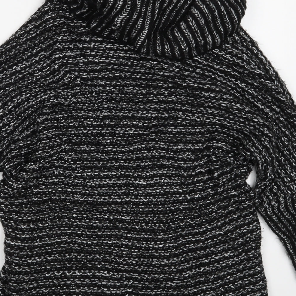 Yessica Womens Black Pullover Jumper One Size