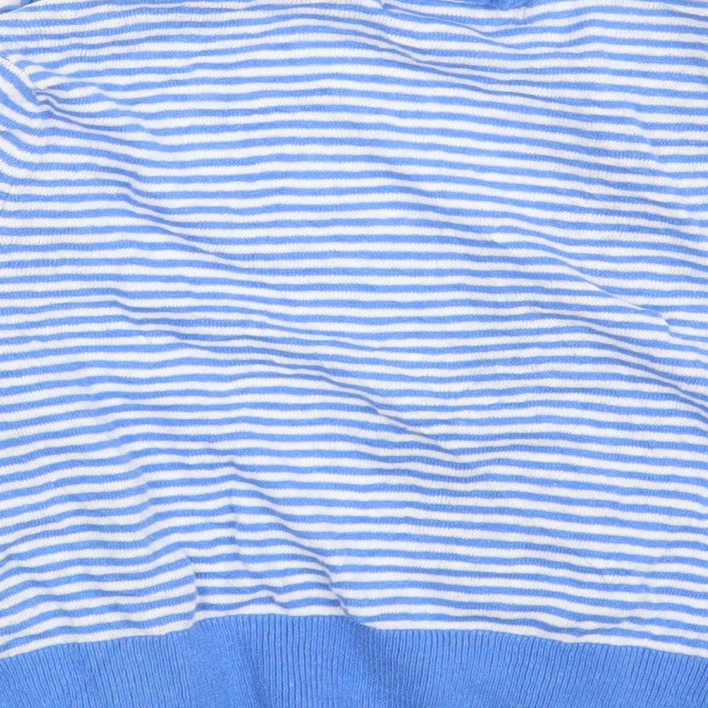 Red Herring Womens Multicoloured Striped Cardigan Jumper Size 12