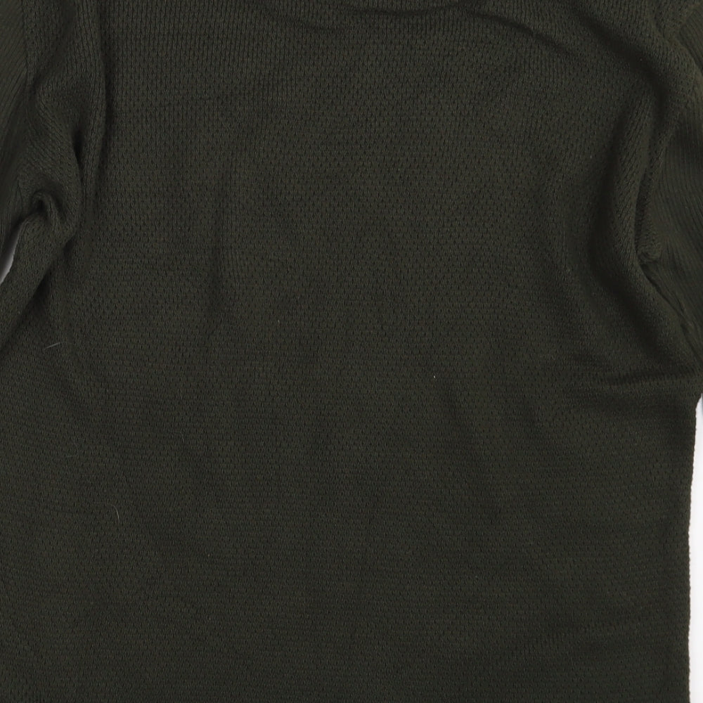 River Island Mens Green Pullover Sweatshirt Size M