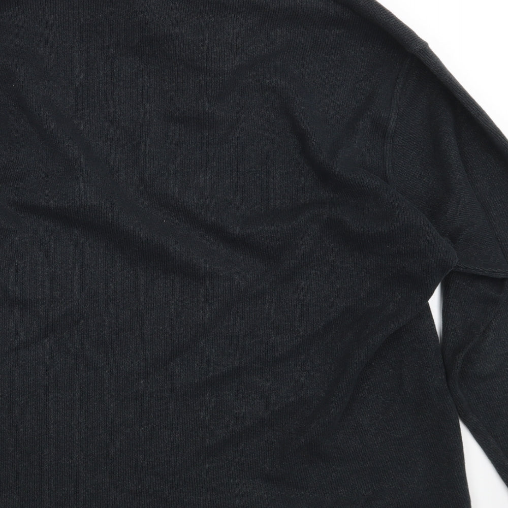 Throttle Man Mens Black Pullover Jumper Size M