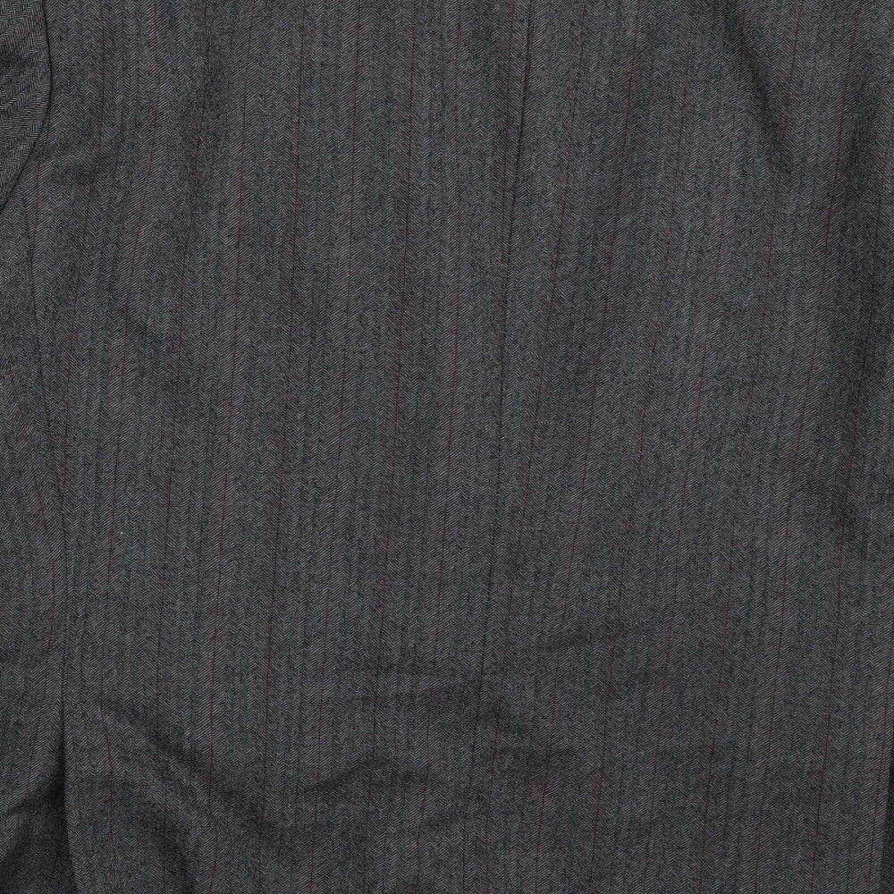 Westbury Mens Grey Check Jacket Suit Jacket Size S