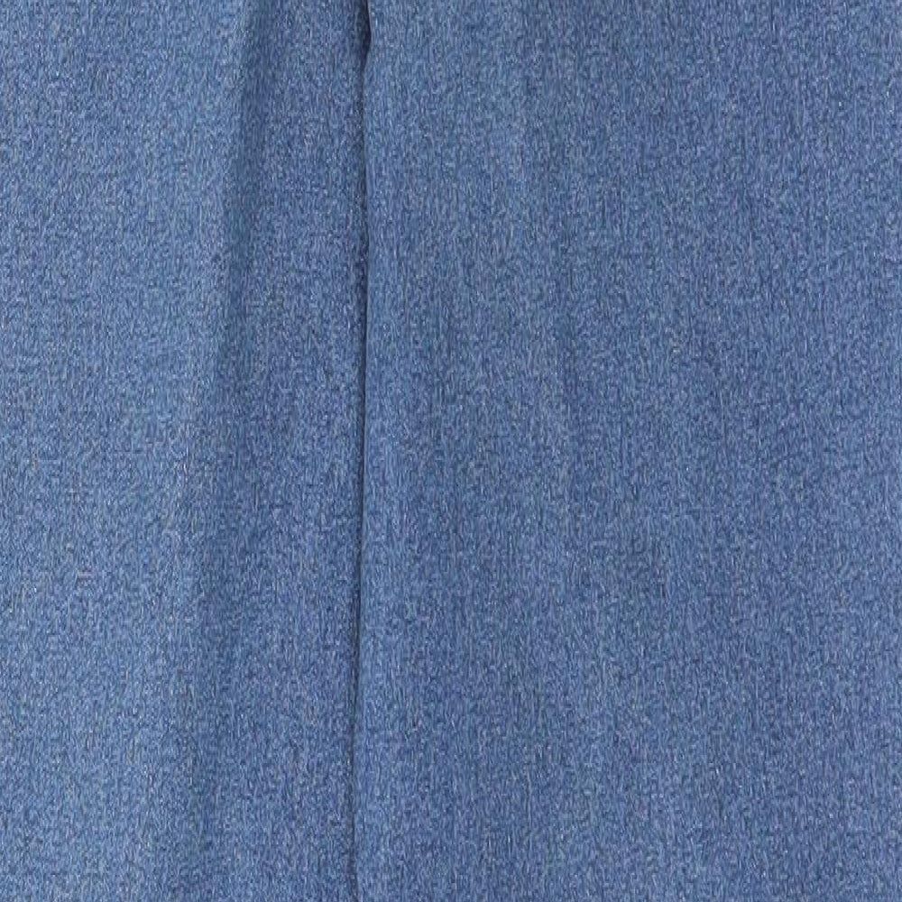 Denim & Co. Womens Blue Denim Skinny Jeans Size 8 L29 in