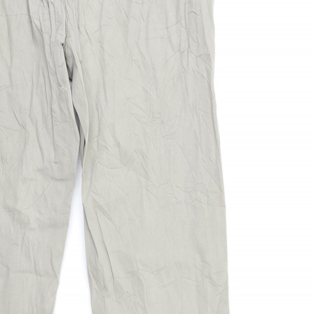 Tchibo Womens Grey Chino Trousers Size 32 in L30 in
