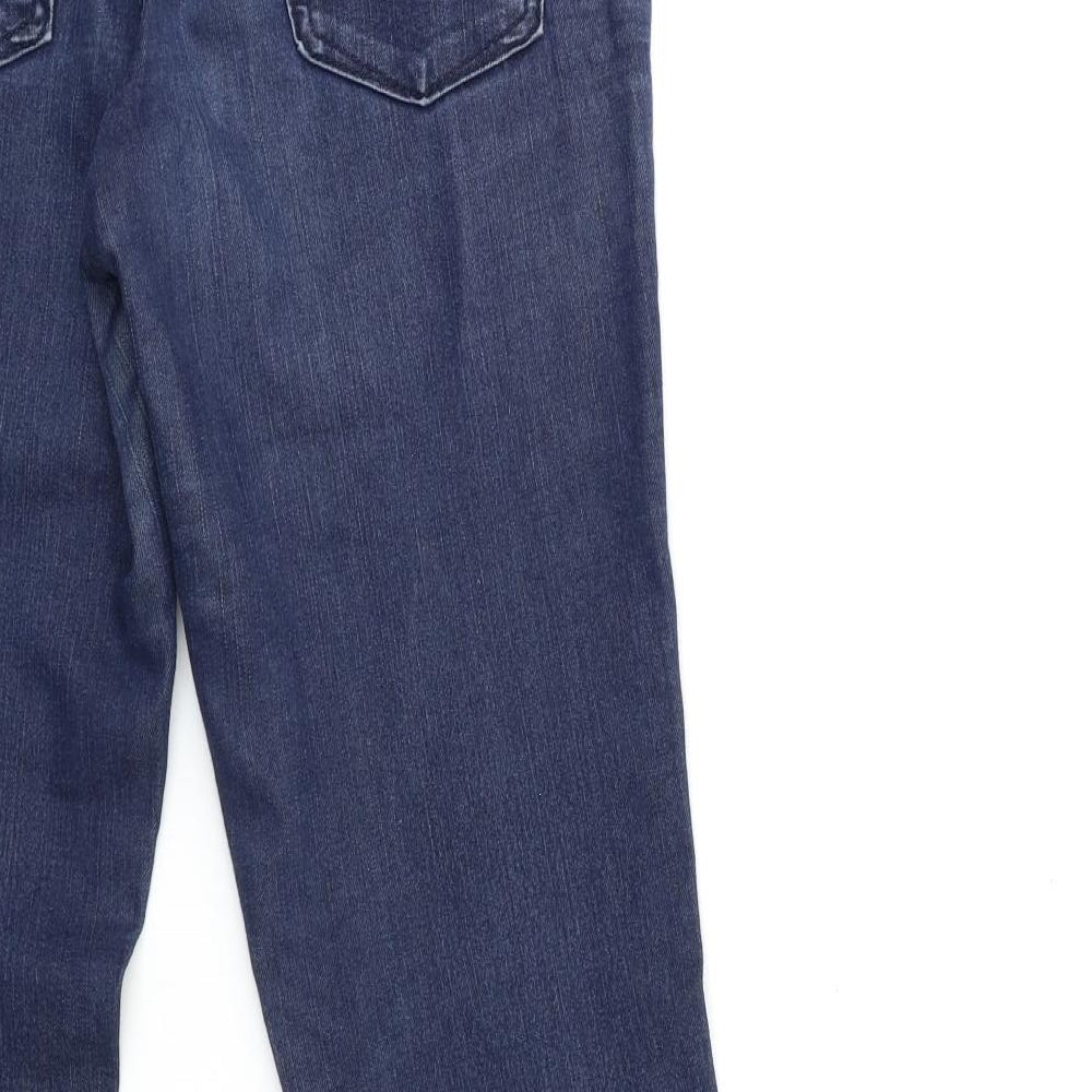 jous denim Womens Blue Denim Flared Jeans Size 27 in L30 in