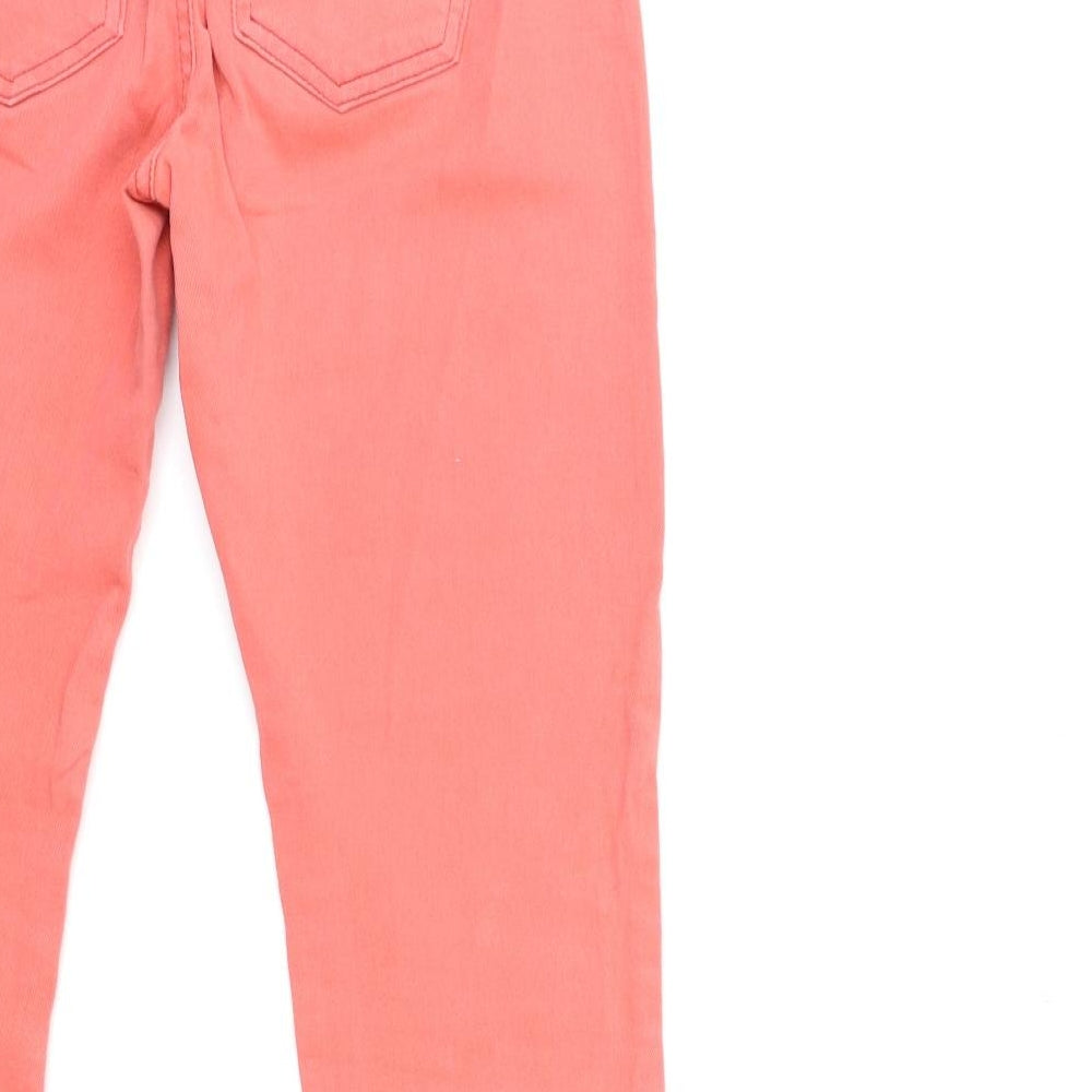 Dorothy Perkins# Womens Pink Denim Skinny Jeans Size 8 L29 in