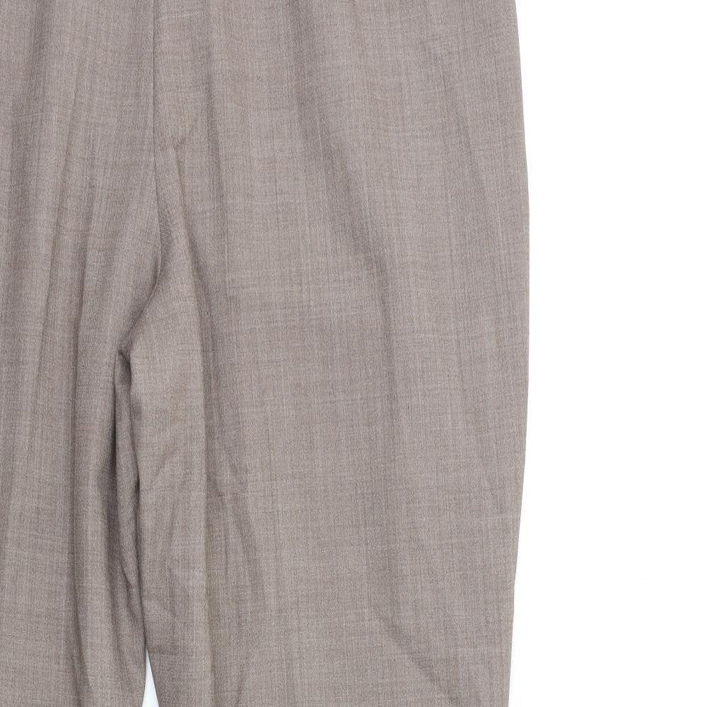 COSTWOLD COLLECTIONS Womens Brown Trousers Size 20 L28 in