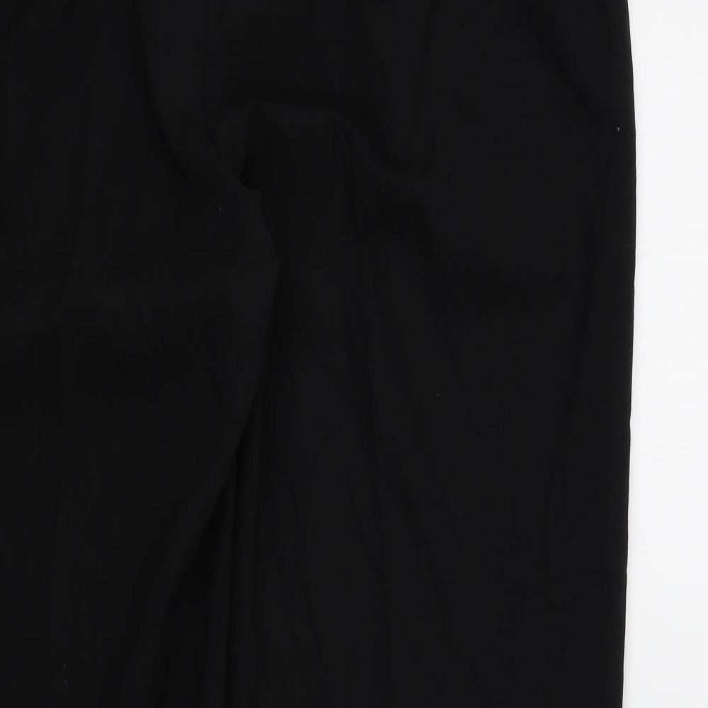 Marks & Spencer Womens Black Trousers Size 14 L26 in