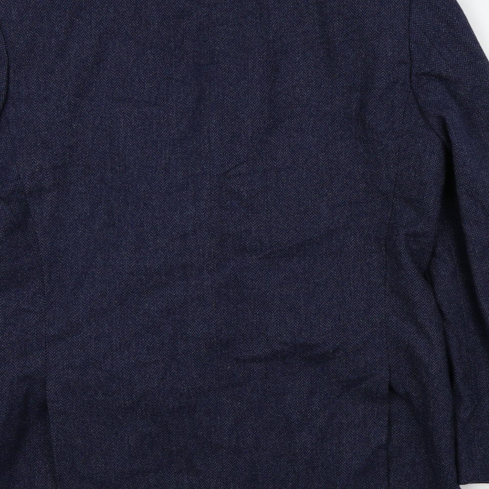 Debemhams Mens Blue Jacket Suit Jacket Size L