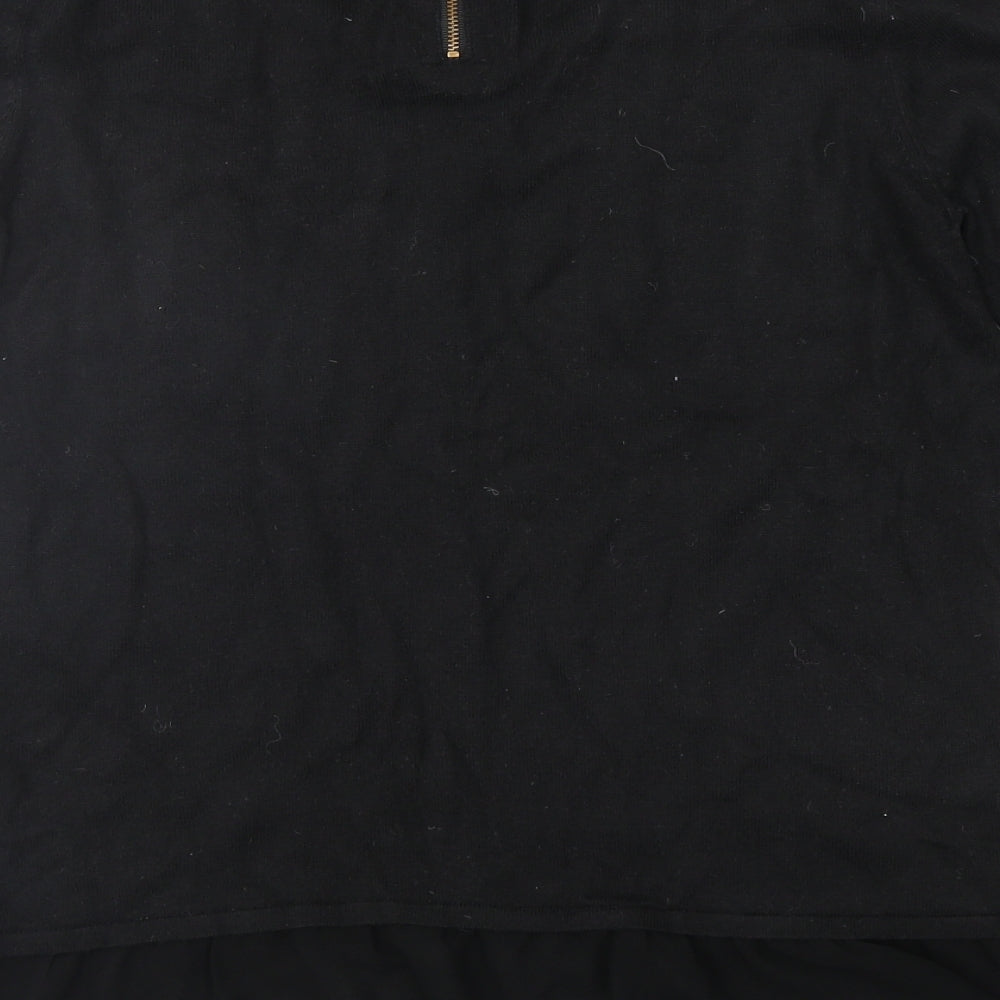 Coast Womens Black Pullover Jumper Size M