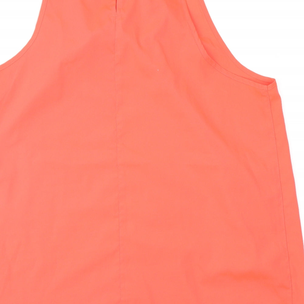 Peacocks Womens Orange Basic Blouse Size 16
