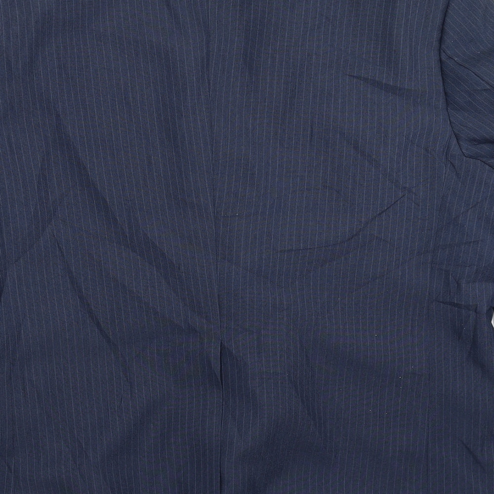 Divya Mens Blue Jacket Suit Jacket Size 44