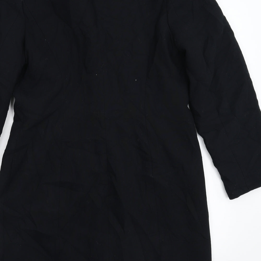 Miss Smith Womens Blue Jacket Suit Jacket Size 12