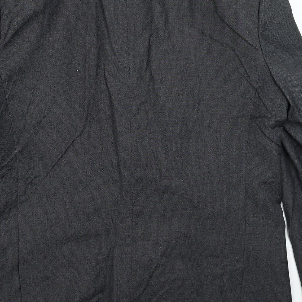 Greenwoods Mens Grey Jacket Suit Jacket Size 42