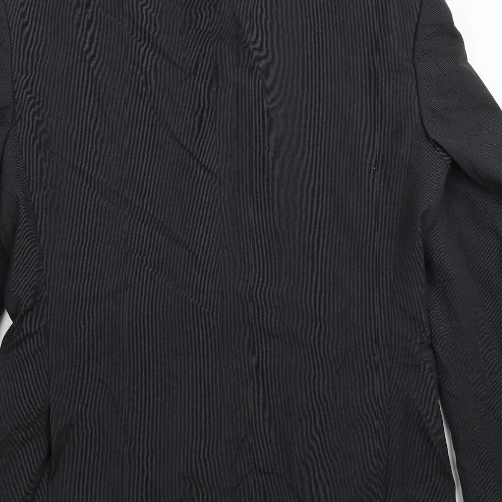Marks & Spencer Mens Black Striped Jacket Suit Jacket Size 40