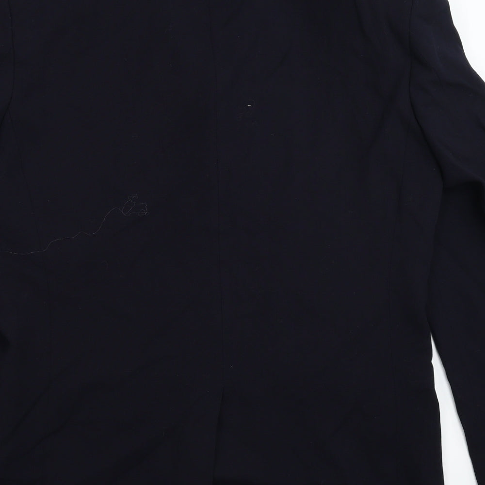 Hyphen Mens Blue Jacket Blazer Size 40