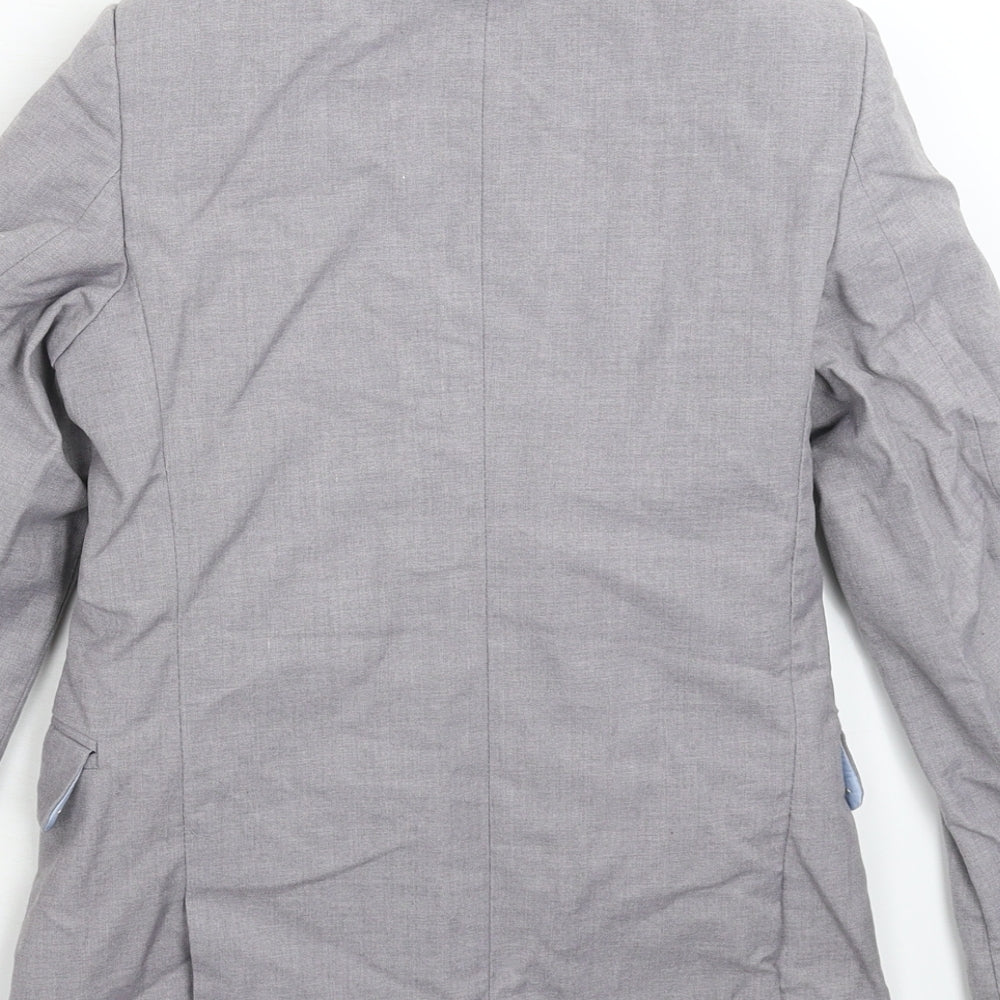 Paisley Sky Womens Grey Jacket Suit Jacket Size 10