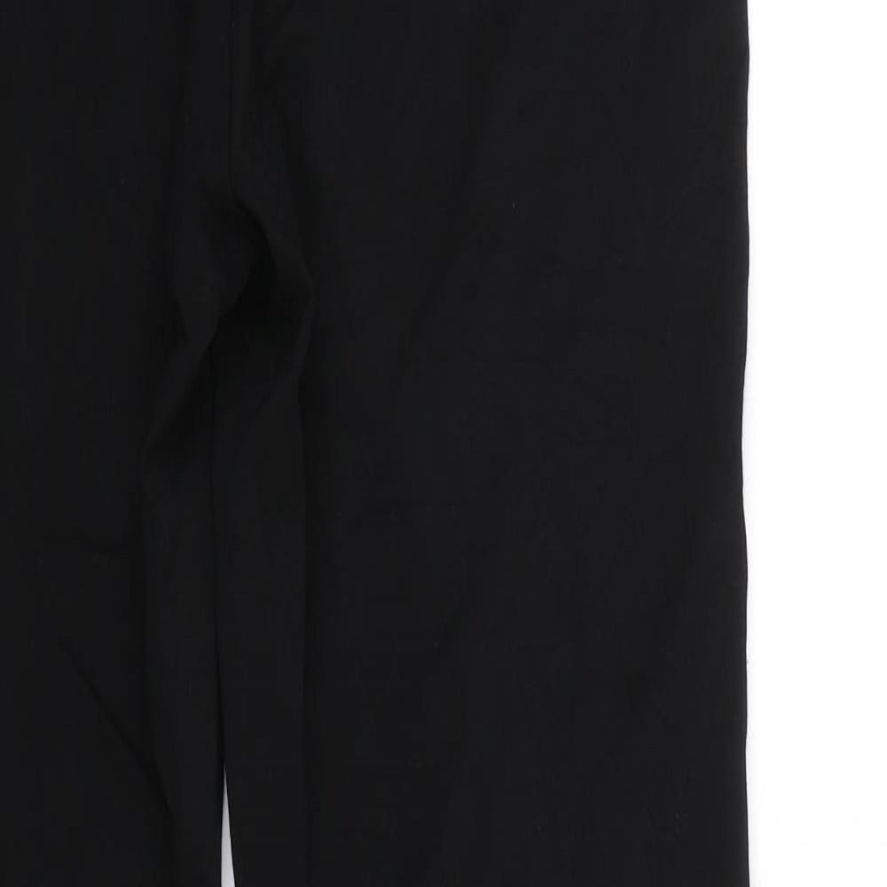 M&S Womens Black Carrot Trousers Size 12 L28 in