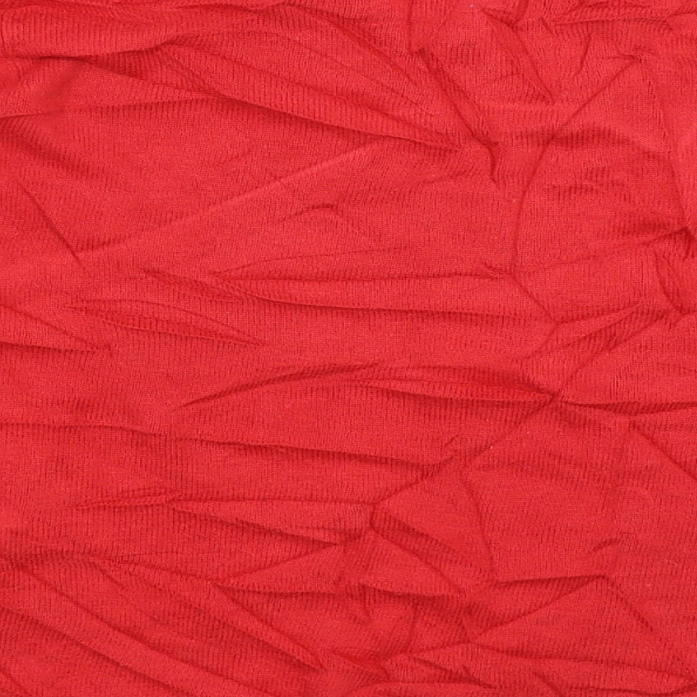 Jeans West Womens Red Pullover Jumper Size XS