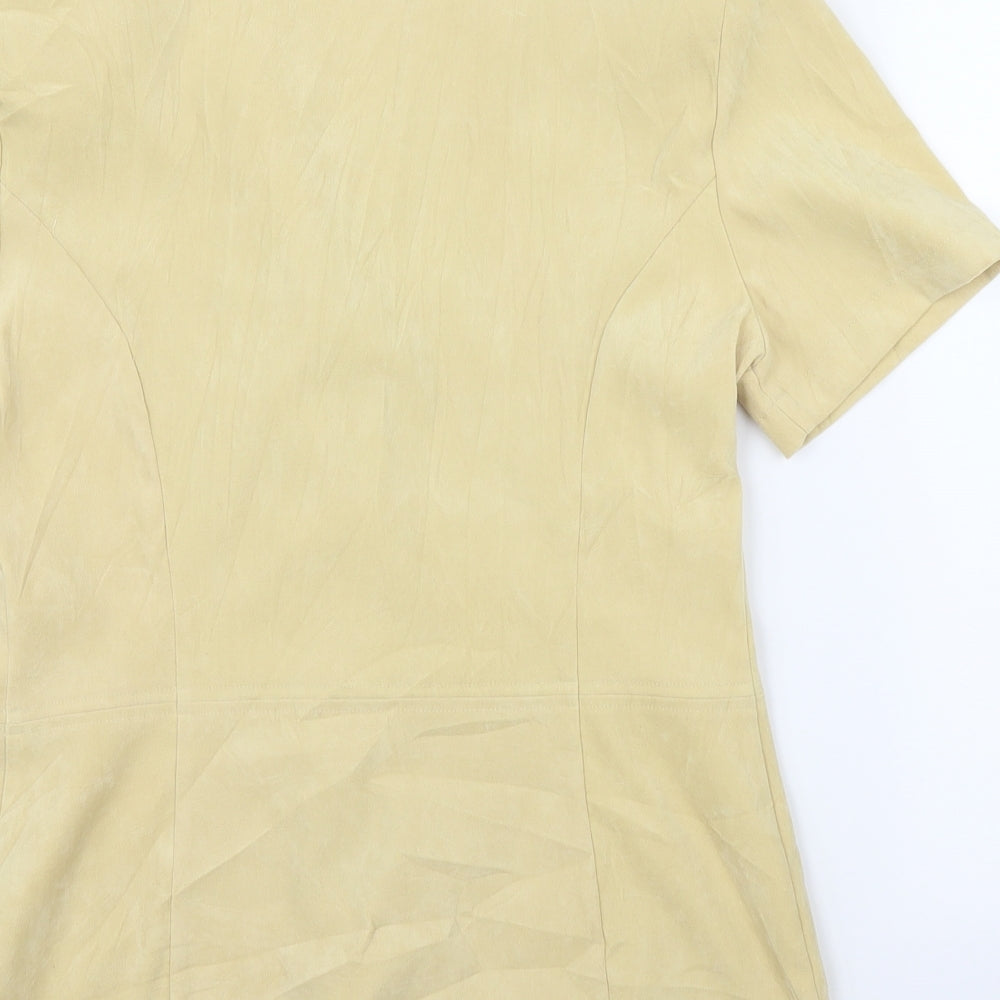 Casali Womens Beige Basic Blouse Size 12