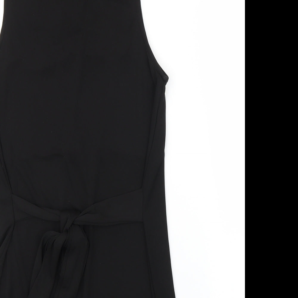 River Island Womens Black Tunic Blouse Size 8