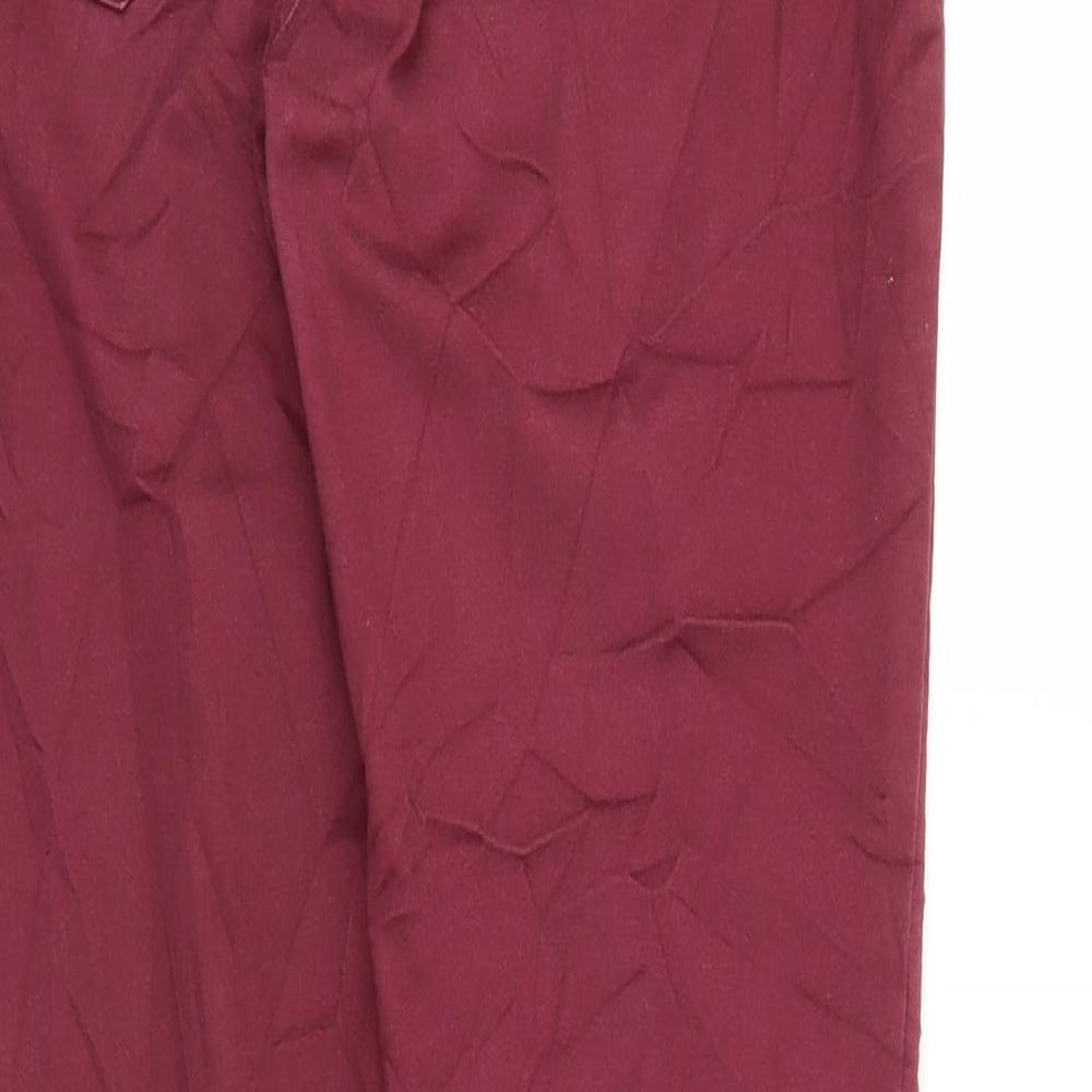 Love Fire Womens Purple Chino Trousers Size S L26 in