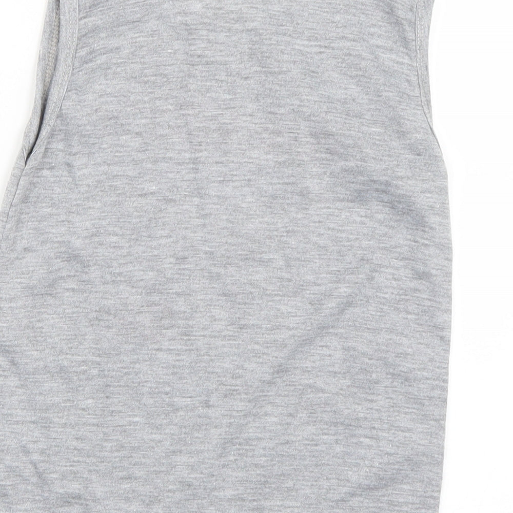 Preworn Boys Grey Pullover Tank Size 12 Years