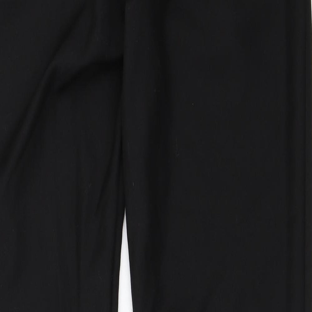 River Island Womens Black Trousers Size 30 in L32 in