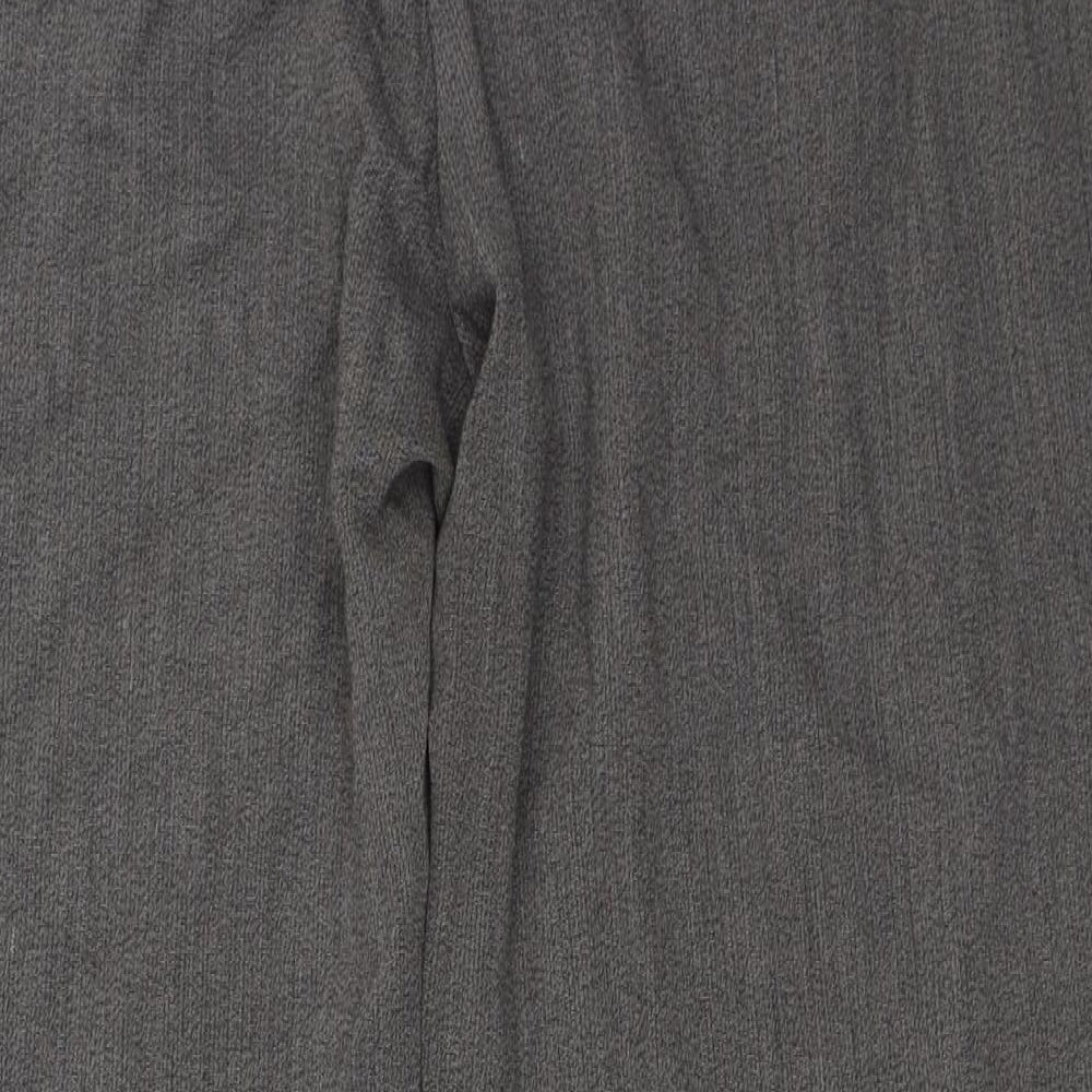 BHS Womens Grey Trousers Size 14 L28 in