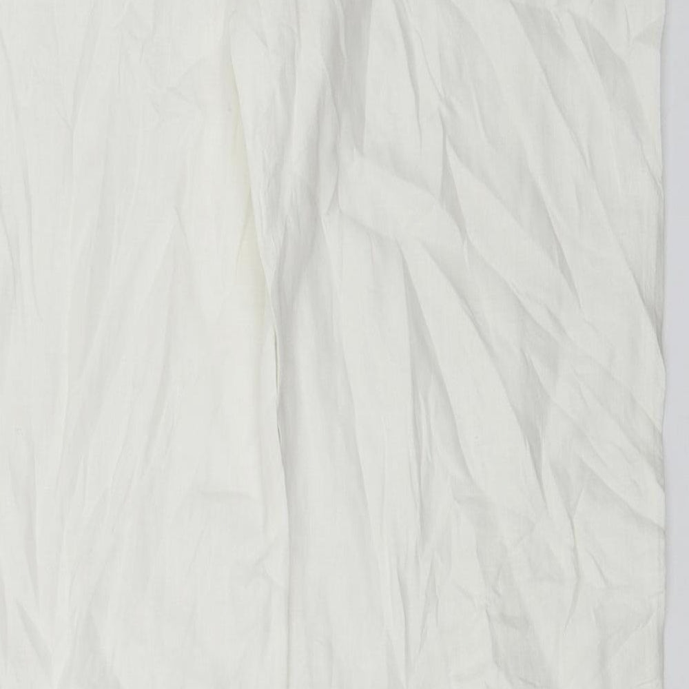 Couleurs D'ete Womens White Trousers Size 12 L25 in
