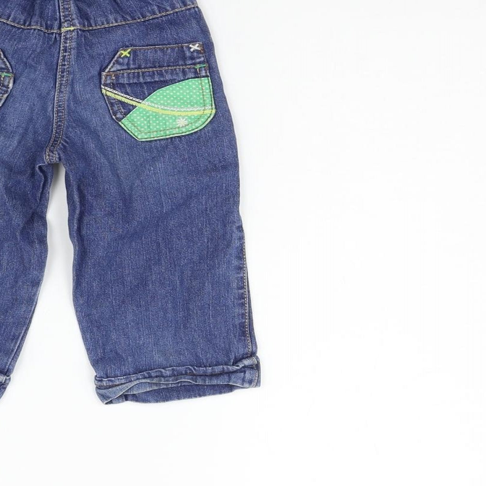George Girls Blue Straight Jeans Size 2 Years
