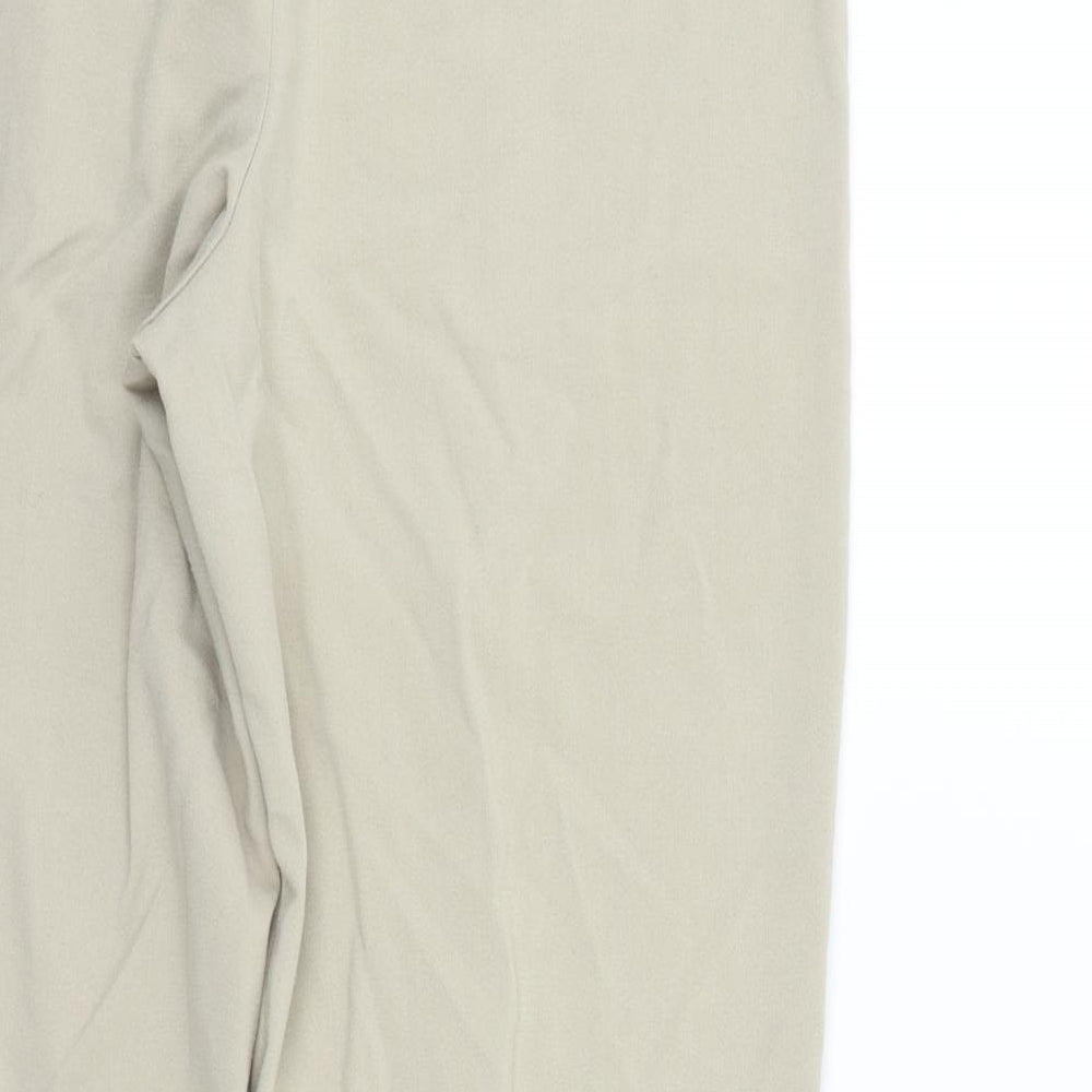 Autonomy Womens Beige Houndstooth Trousers Size 14 L27 in