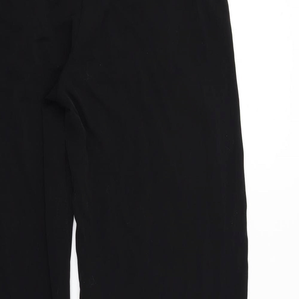 H&M Womens Black Trousers Size 12 L29 in