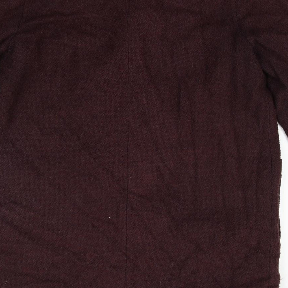 Para Womens Purple Jacket Coat Size M